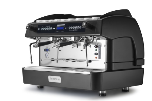 Кофемашина автомат, 2 группы FIAMMA COMPASS 2 DB TC BLACK фото 4
