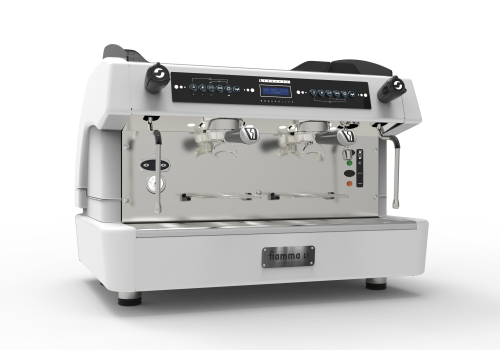 Кофемашина автомат, 2 группы FIAMMA COMPASS 2 DB TC WHITE