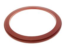 Форма-кольцо красная для перфорированных сковородок - 14" (тонкое тесто),  пластик, HD&TEK