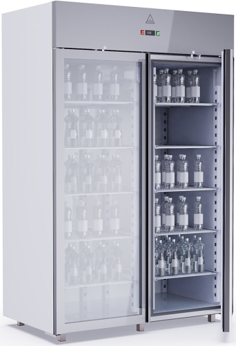 Шкаф холодильный двухдверный ARKTO D 1,4-S фото 3