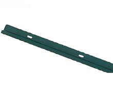 Планка зелёная металлическая с отверстиями для монтажа, METRO 2P