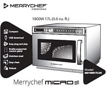 Печь микроволновая с 2 магнетронами MERRYCHEF MD